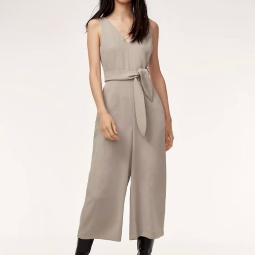 Aritzia Wilfred Écoulement V-neck jumpsuit